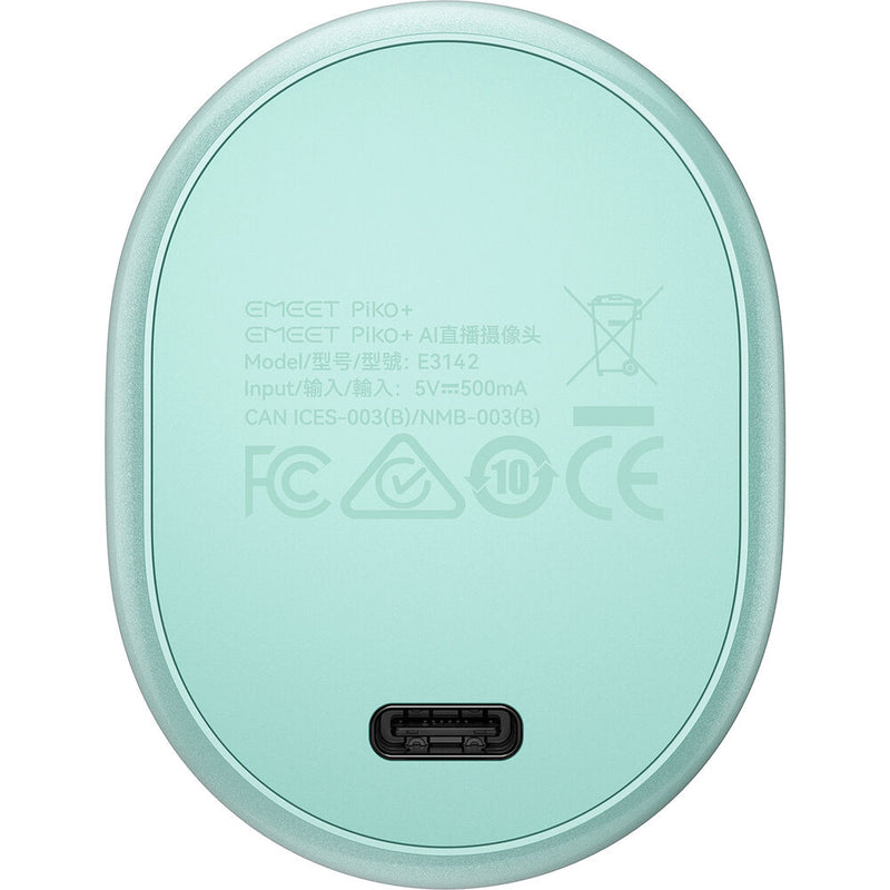 EMEET Piko+ Dual-Lens 4K Webcam (Green)