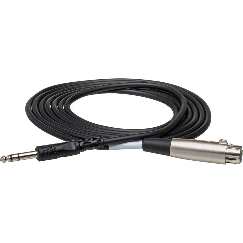Hosa Technology Stereo 1/4" Male to XLR Female Cable - 3