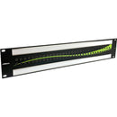 Bittree Stylized 2x32 12G+ Micro-Video Patchbay with Normallng and Termination (2 RU)