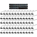 VocoPro Digital-Conference-60-Extend Wireless System with 60 Tabletop Microphones (500 to 900 MHz)