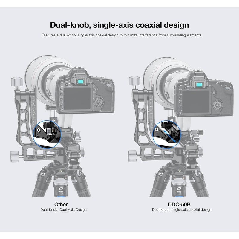 Leofoto DDC-50B Double-Sided Clamp