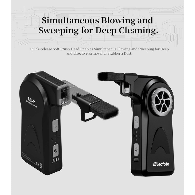 Leofoto EB-01 Electric Air Blower Jet Fan Cleaner