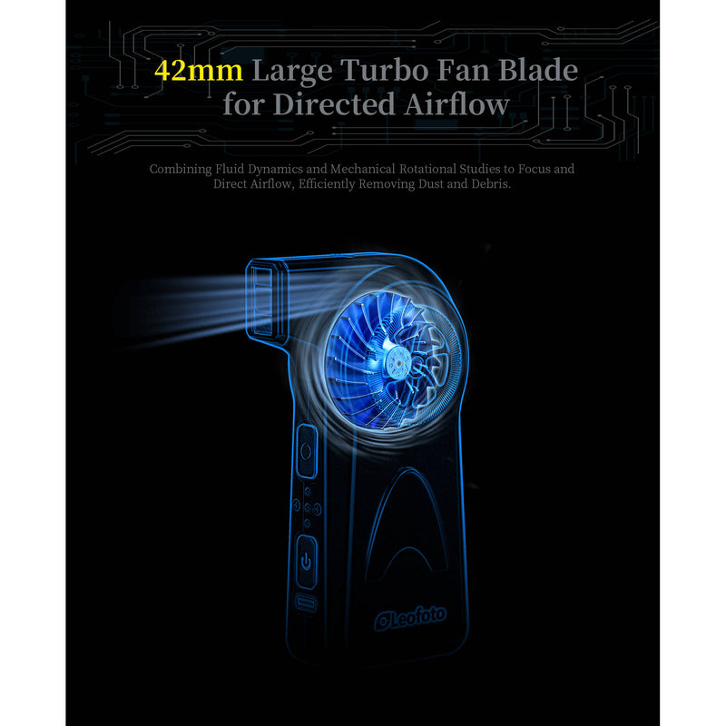 Leofoto EB-01 Electric Air Blower Jet Fan Cleaner