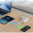 Tessan Ultra Thin Extension Cord with 3 USB Wall Charger