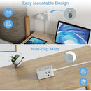 Tessan Ultra Thin Extension Cord with 3 USB Wall Charger