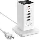 Tessan USB Charging Station 65W Charging Hub with 6 Ports