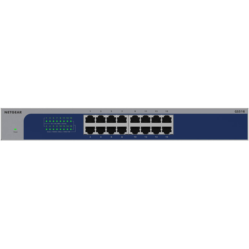 Netgear GS516 16-Port Gigabit Unmanaged Switch