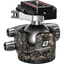 Leofoto LH-55LR Ball Head with LR-70 Lever-Release Clamp (Camouflage)