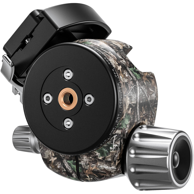 Leofoto LH-55LR Ball Head with LR-70 Lever-Release Clamp (Camouflage)