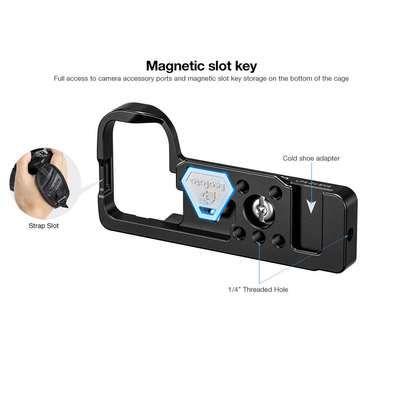 Leofoto L-Plate for Sony ZV-E10 II (Black)