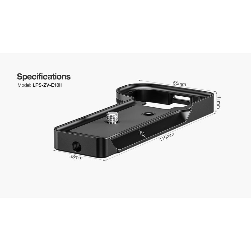 Leofoto L-Plate for Sony ZV-E10 II (Black)
