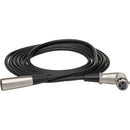 Hosa Technology 3-Pin XLR Male to XLR Angled Female Cable - 15'