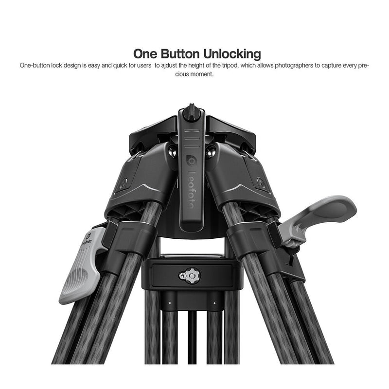 Leofoto LVF-163C Carbon Fiber Video Tripod
