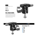 Leofoto MBC-22 Mini Ball Head with PU-25 Quick Release Plate
