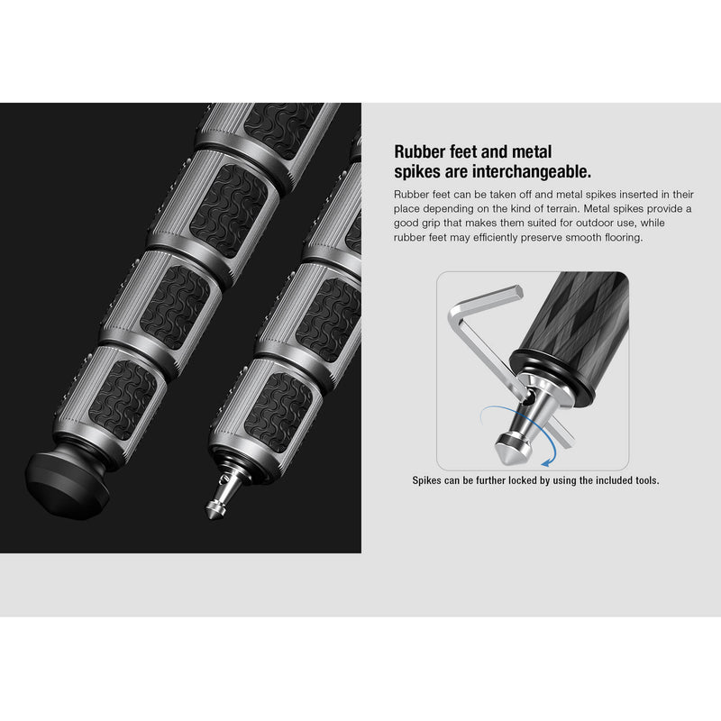 Leofoto MPC-326C 6-Section Carbon Fiber Monopod