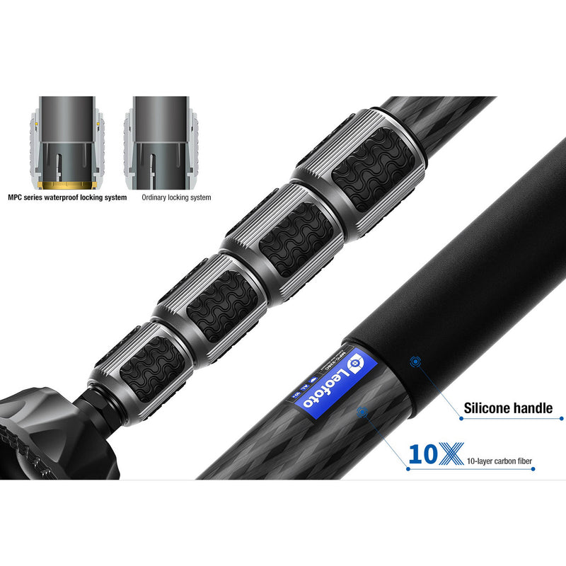Leofoto MPC-326C 6-Section Carbon Fiber Monopod