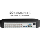 Lorex Fusion Series D863A62B 20-Channel 4K UHD DVR with 2TB HDD