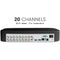 Lorex Fusion Series D863A62B 20-Channel 4K UHD DVR with 2TB HDD