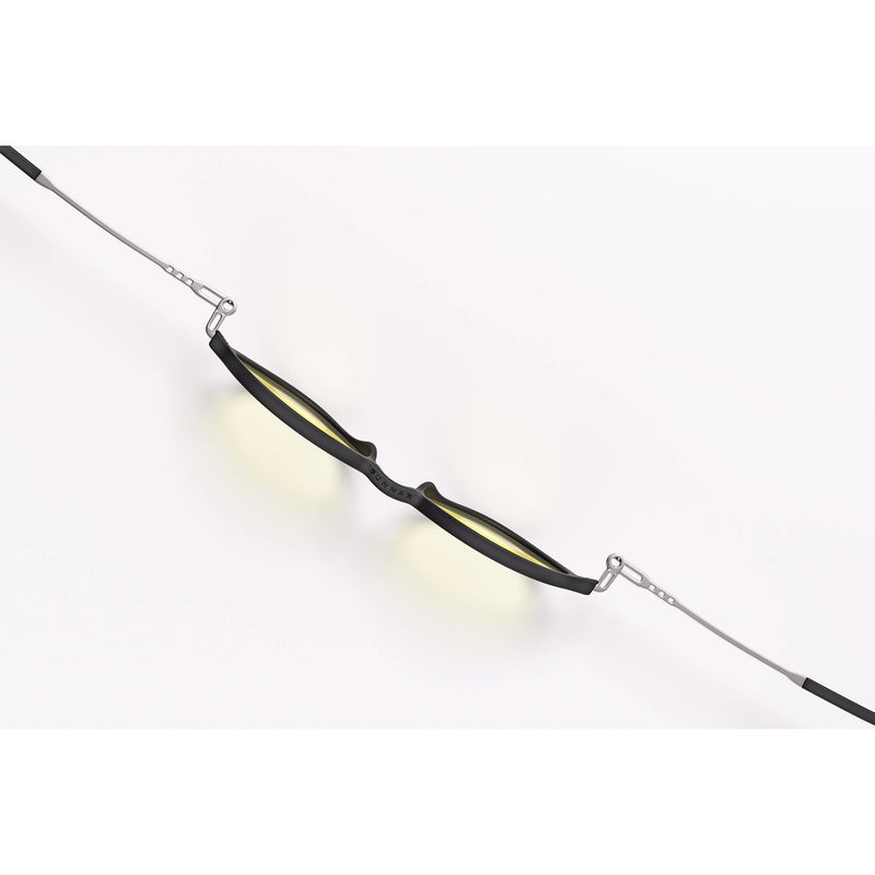 GUNNAR Loop Glasses (Onyx/Mercury Frame, Clear Lens)