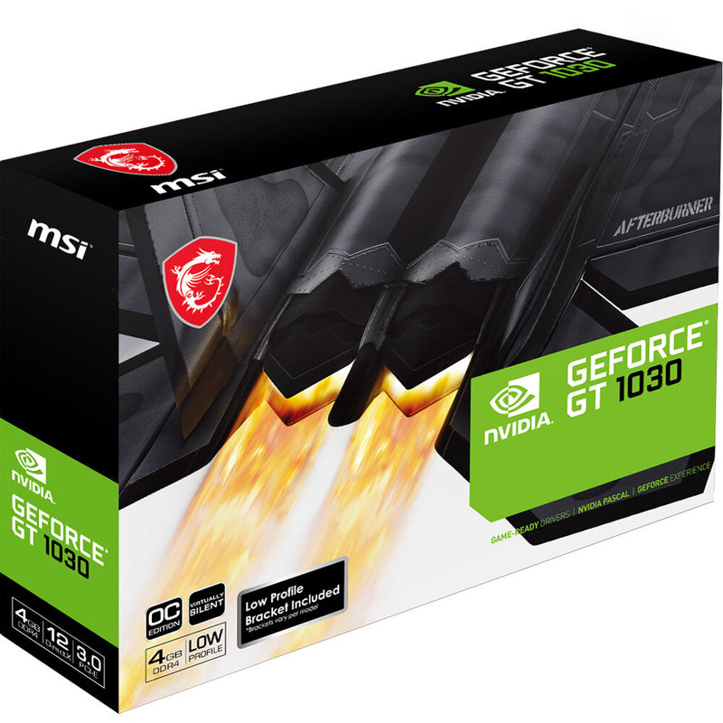 MSI GeForce GT 1030 Low-Profile OC Graphics Card