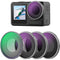 Neewer FL-A12 4-Filter Set for DJI Osmo Action 4 & 5 Pro (CPL, ND8, ND16, ND32)