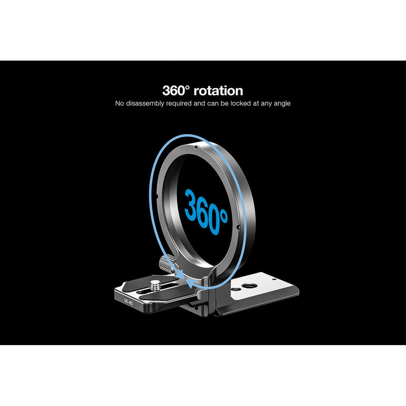 Leofoto UL-02 Rotating Bracket for Select Sony Cameras (Silver)