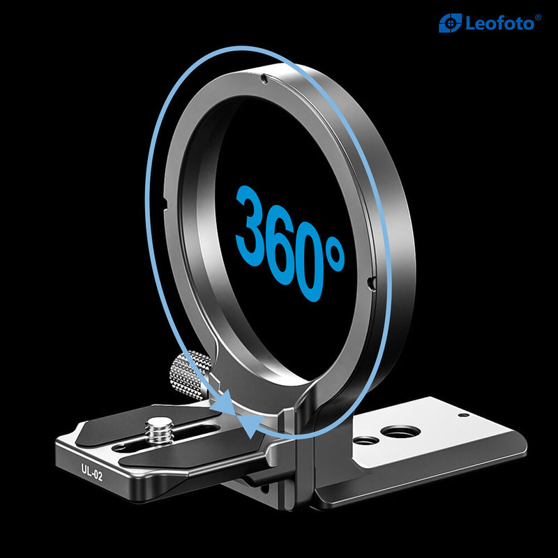 Leofoto UL-02 Rotating Bracket for Select Sony Cameras (Silver)