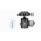 Leofoto XB-32 Ball Head with BPL-50 Quick Release Plate