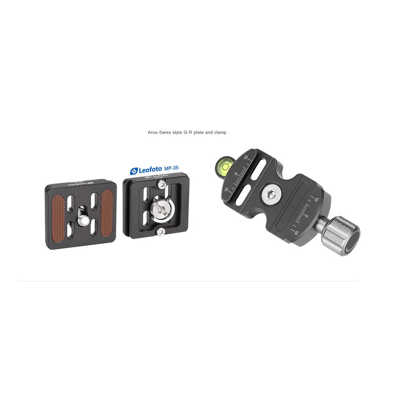 Leofoto XB-32Q Ball Head with NP-35 Quick Release Plate