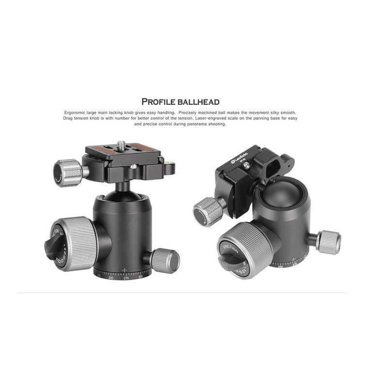 Leofoto XB-32Q Ball Head with NP-35 Quick Release Plate