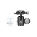 Leofoto XB-32Q Ball Head with NP-35 Quick Release Plate