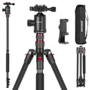 Neewer 77" 2-in-1 Aluminum Tripod/Monopod with Arca-Type Head and Phone Holder