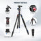 Neewer 77" 2-in-1 Aluminum Tripod/Monopod with Arca-Type Head and Phone Holder