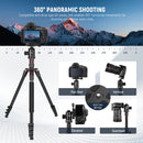 Neewer 77" 2-in-1 Aluminum Tripod/Monopod with Arca-Type Head and Phone Holder