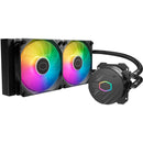 Cooler Master MasterLiquid 240L Core ARGB AIO Liquid CPU Cooler (Black)