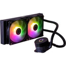 Cooler Master MasterLiquid 240L Core ARGB AIO Liquid CPU Cooler (Black)