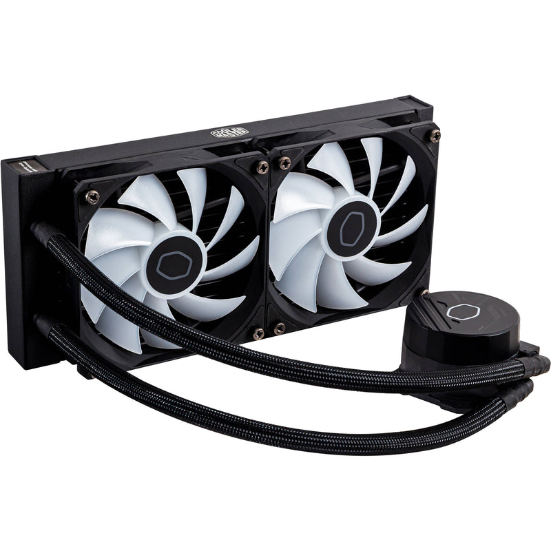 Cooler Master MasterLiquid 240L Core ARGB AIO Liquid CPU Cooler (Black)