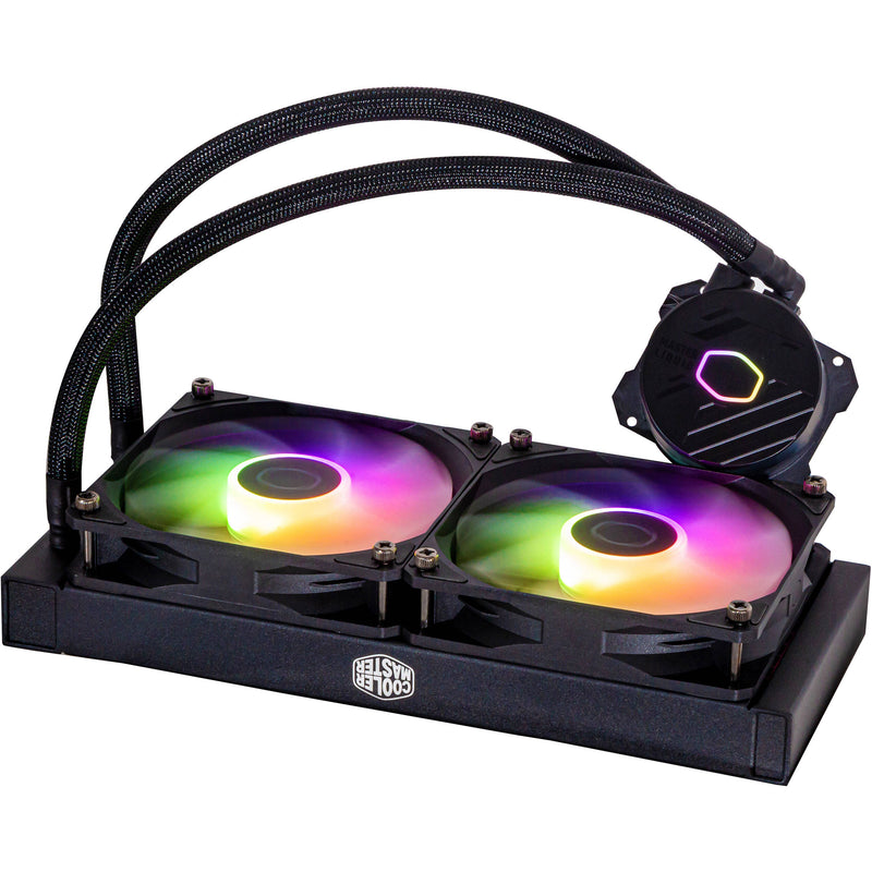 Cooler Master MasterLiquid 240L Core ARGB AIO Liquid CPU Cooler (Black)