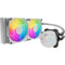 Cooler Master MasterLiquid 240L Core ARGB AIO Liquid CPU Cooler (White)