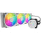 Cooler Master MasterLiquid 360L Core ARGB AIO Liquid CPU Cooler (White)