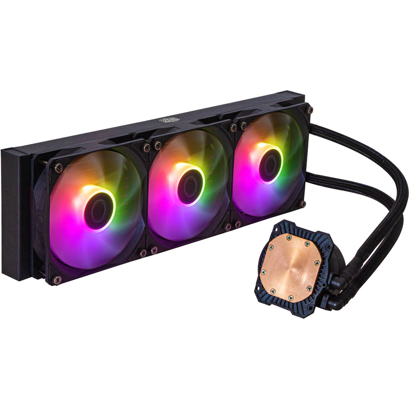 Cooler Master MasterLiquid 360L Core ARGB AIO Liquid CPU Cooler (Black)