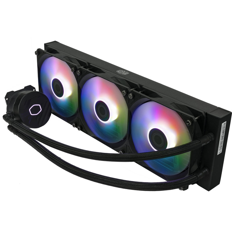 Cooler Master MasterLiquid 360L Core ARGB AIO Liquid CPU Cooler (Black)