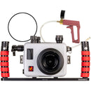 Ikelite 200FP/F Underwater Housing for Sony a6700 Camera with Fiber Optic Transmitter