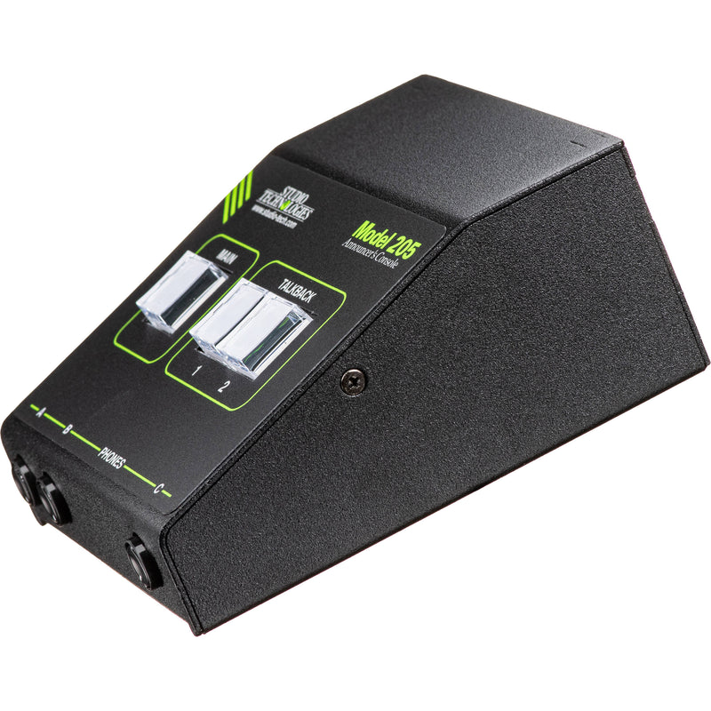 Studio Technologies Dante Compatible Announcers Console with 2 Dante Talkback Outputs