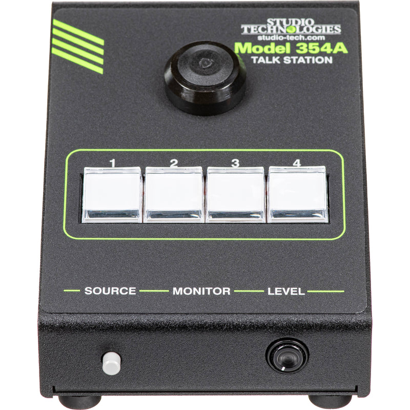 Studio Technologies Model 354A Dante Audio-Over-Ethernet Talk Station - Supports GME-3-12 Gooseneck Mic