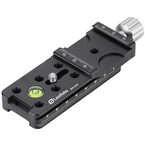 Leofoto NR-100 Long Nodal Slide Rail with Clamp (5")