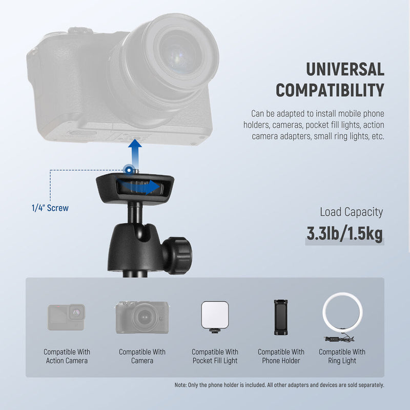 Neewer TS05 Phone Tripod with Bluetooth Remote