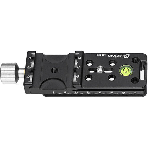 Leofoto NR-100 Long Nodal Slide Rail with Clamp (5")