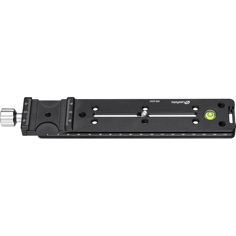 Leofoto NR-200 Long Nodal Slide Rail with Clamp (9.1")