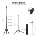 Neewer TS06 Phone Tripod Stand with Reversible Legs